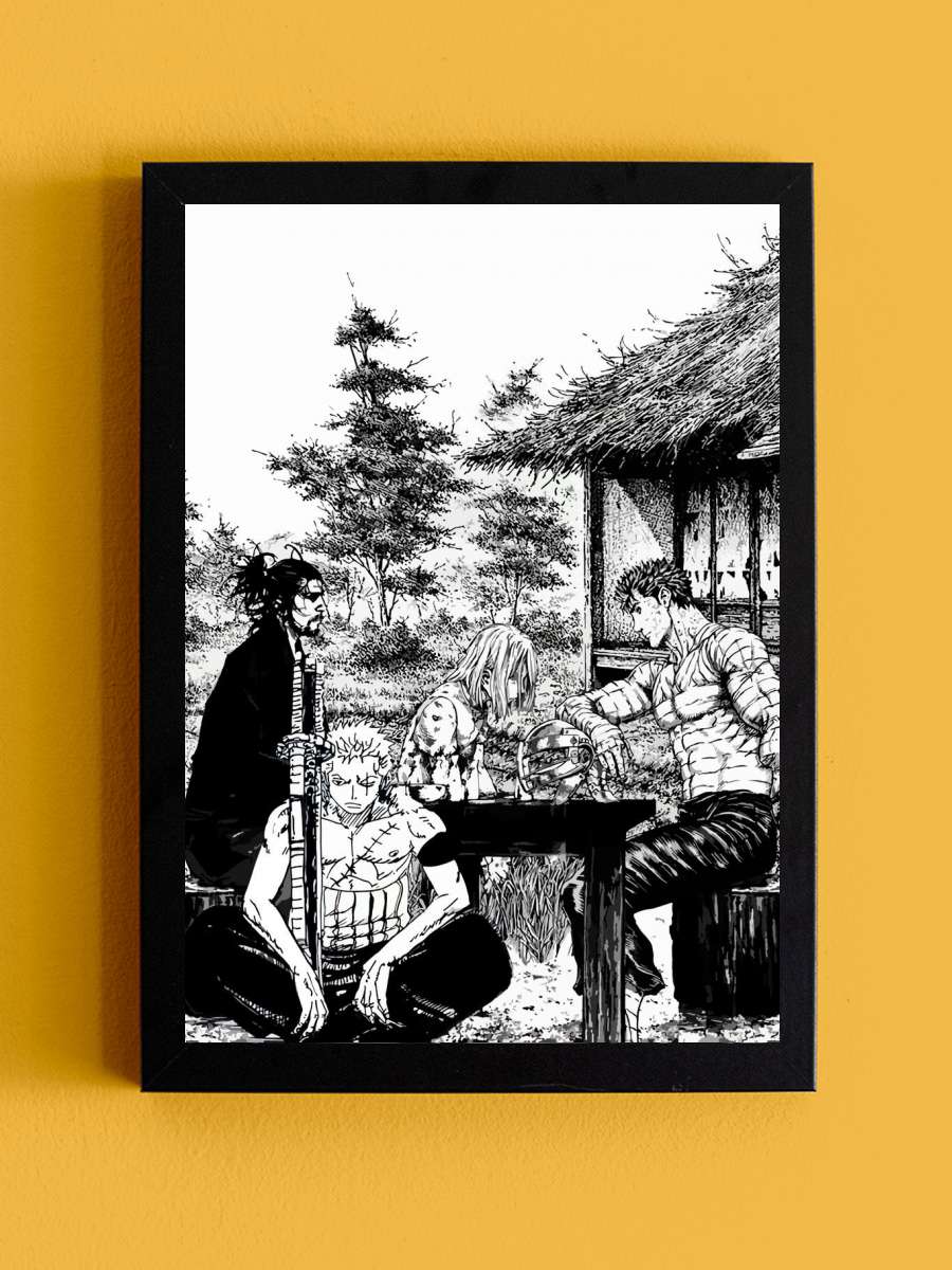 Berserk Vagabond Vinland Anime Tablo Siyah Çerçeveli Yüksek Kalite Anime Duvar Poster Tablo - En İyi Fiyatlarla