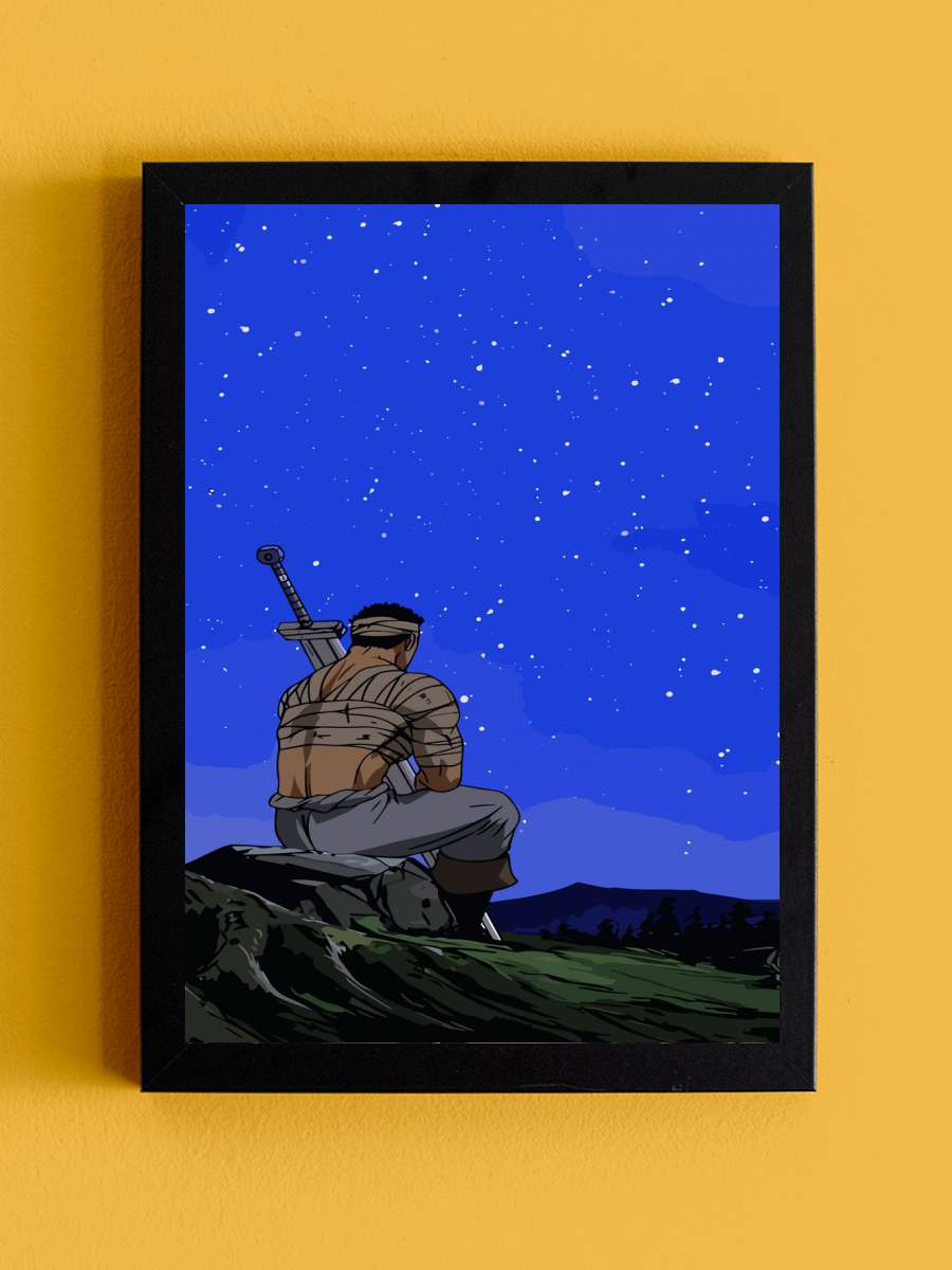 Beserk Anime Tablo Siyah Çerçeveli Yüksek Kalite Anime Duvar Poster Tablo - En İyi Fiyatlarla