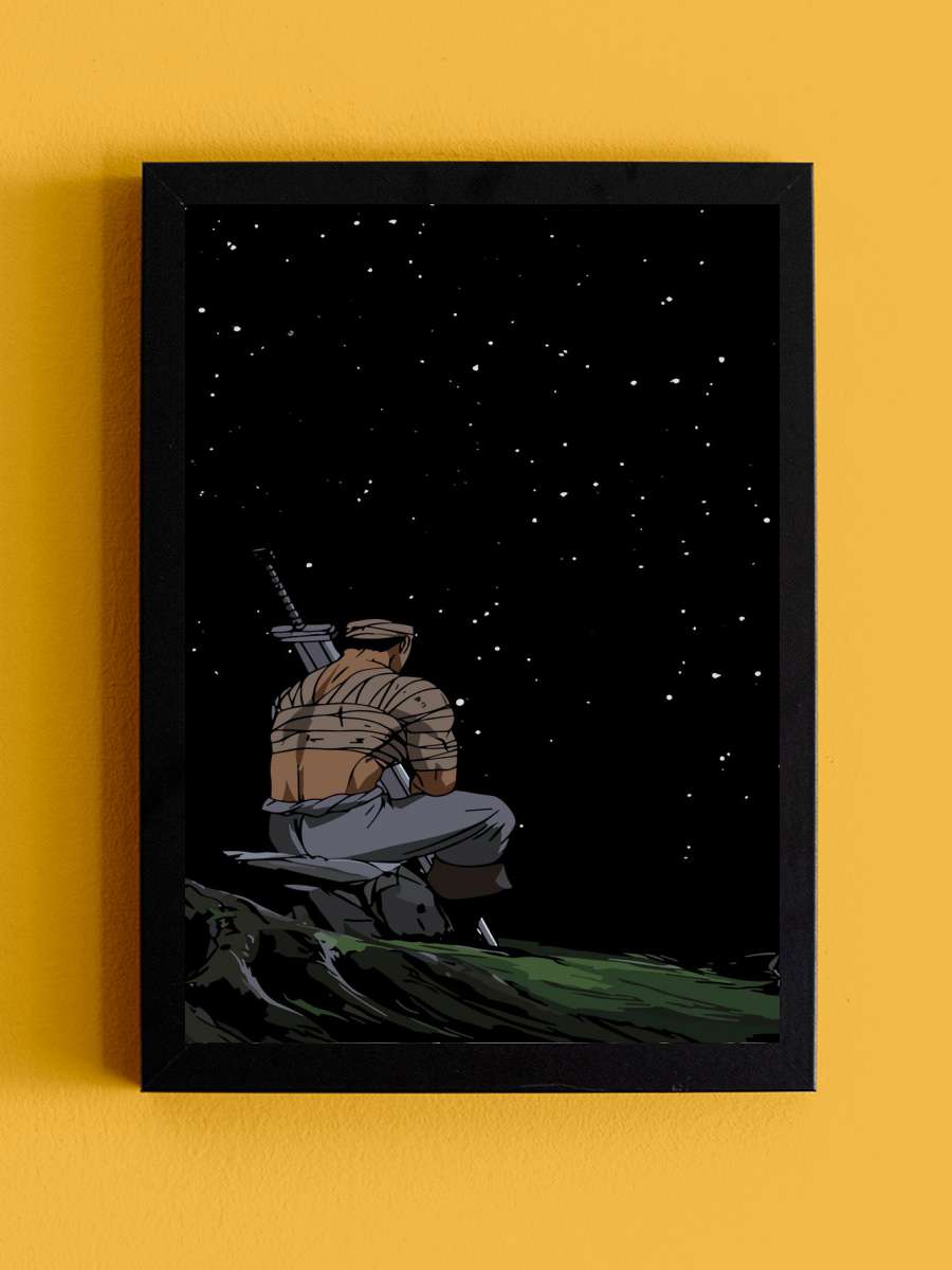 Beserk Anime Tablo Siyah Çerçeveli Yüksek Kalite Anime Duvar Poster Tablo - En İyi Fiyatlarla