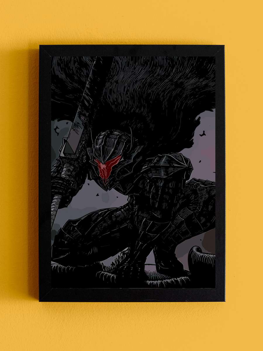 Beserk Anime Tablo Siyah Çerçeveli Yüksek Kalite Anime Duvar Poster Tablo - En İyi Fiyatlarla