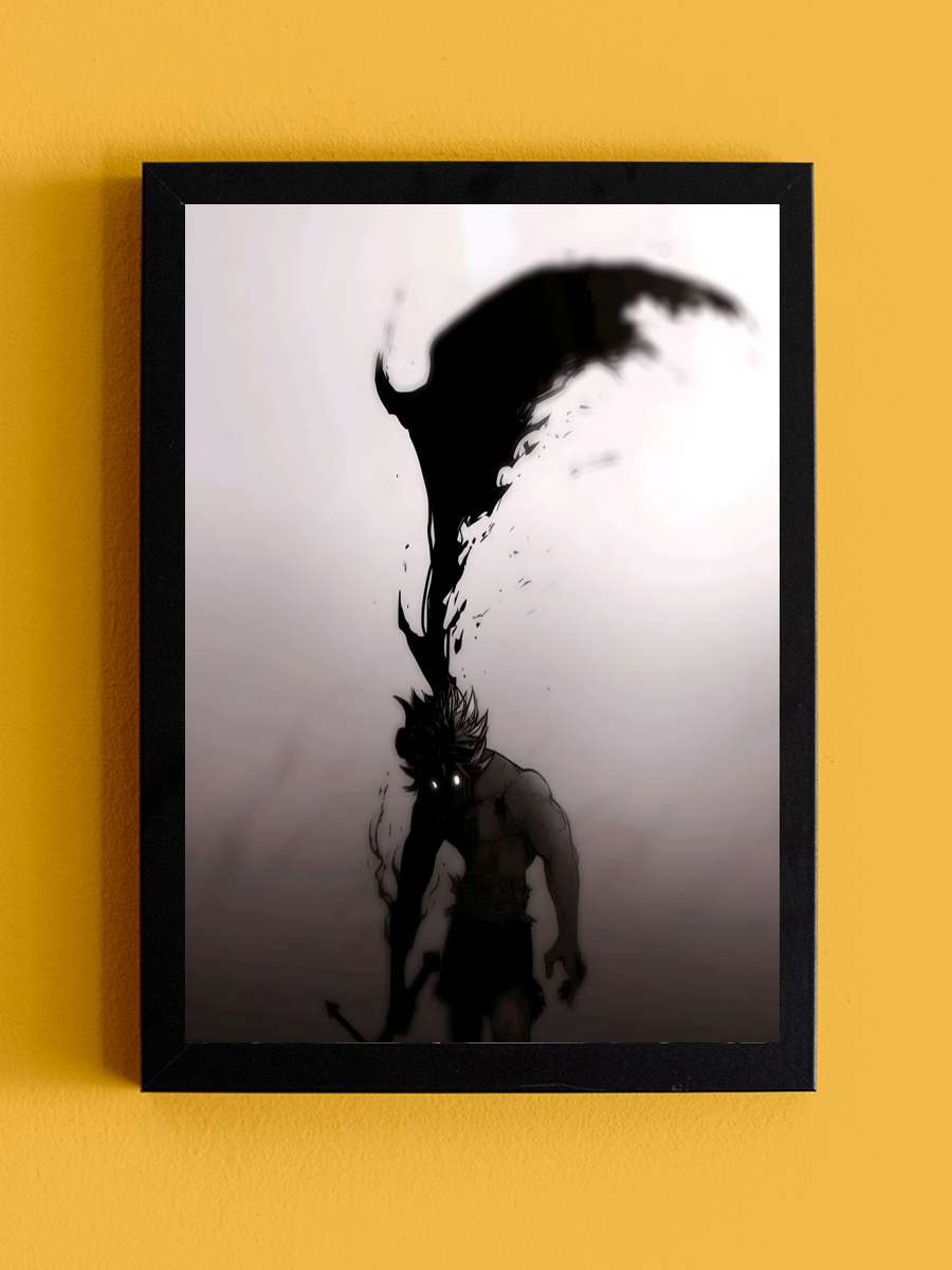 Black Clover Anime Tablo Siyah Çerçeveli Yüksek Kalite Anime Duvar Poster Tablo - En İyi Fiyatlarla