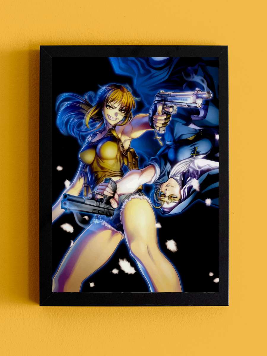 black lagoon Anime Tablo Siyah Çerçeveli Yüksek Kalite Anime Duvar Poster Tablo - En İyi Fiyatlarla