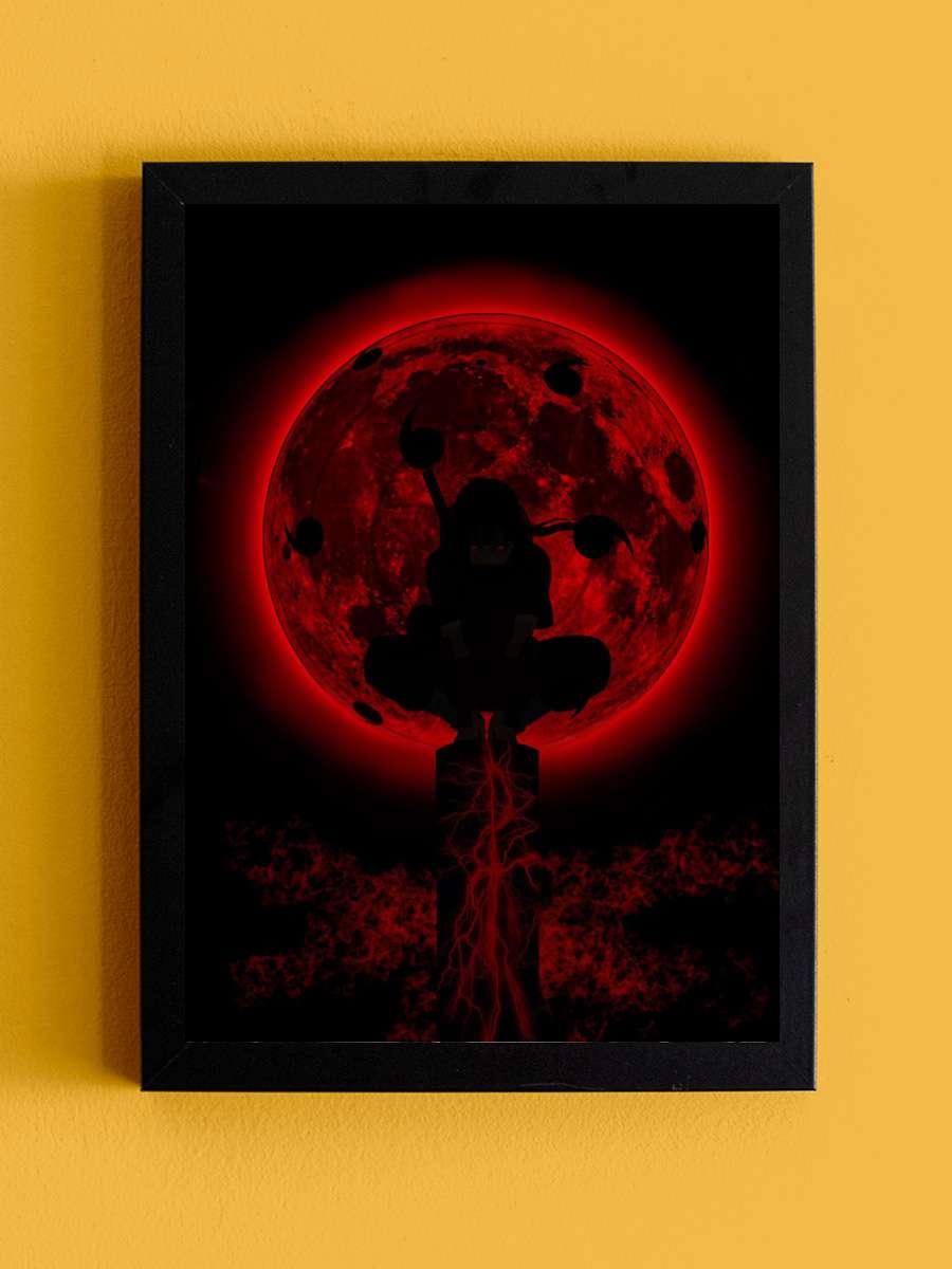 Blood moon Anime Tablo Siyah Çerçeveli Yüksek Kalite Anime Duvar Poster Tablo - En İyi Fiyatlarla