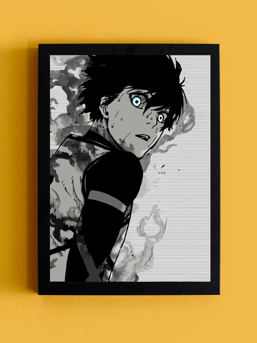 blue lock Anime Tablo Siyah Çerçeveli Yüksek Kalite Anime Duvar Poster Tablo - En İyi Fiyatlarla