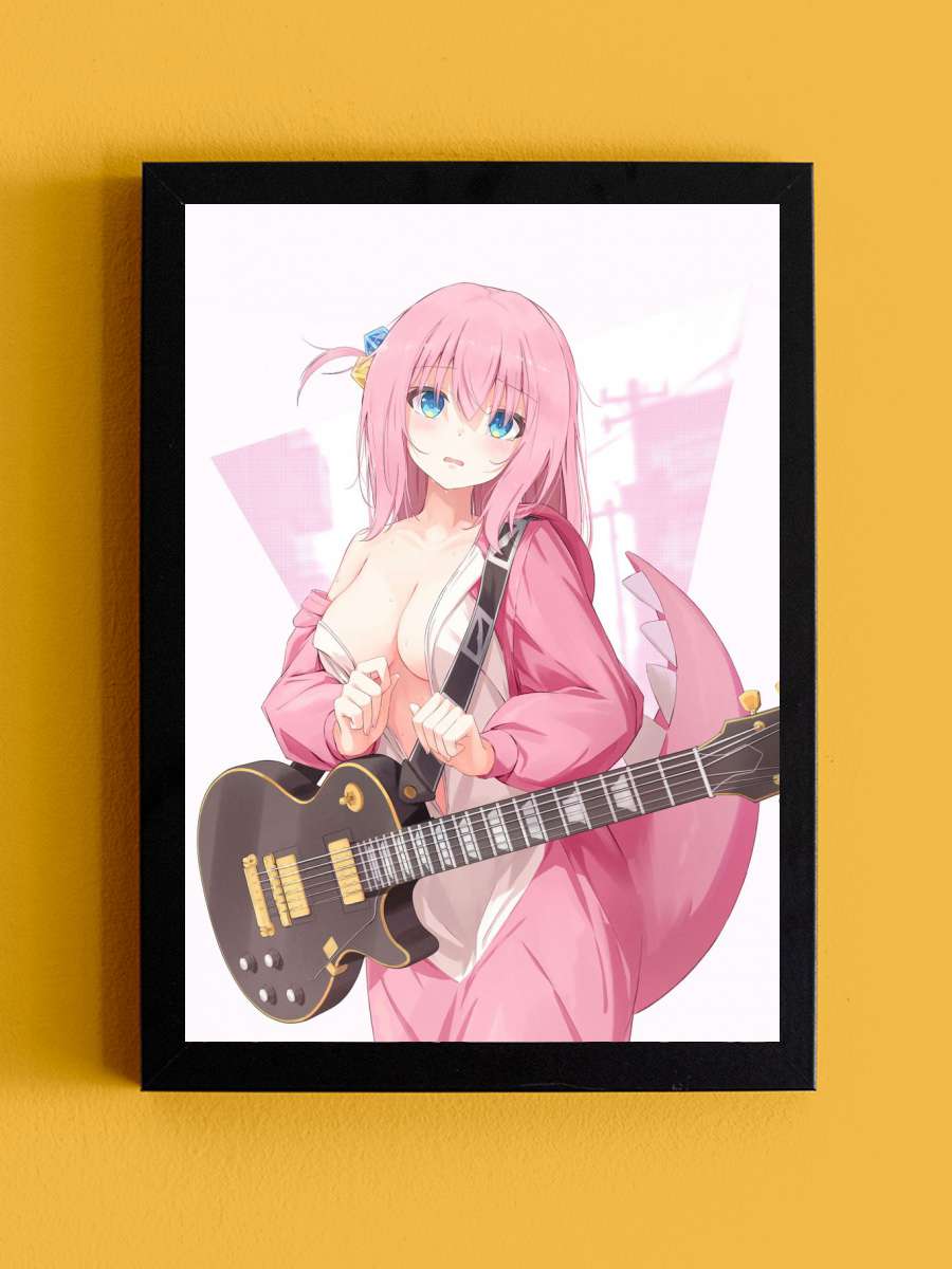 Bocchi The Rock Anime Tablo Siyah Çerçeveli Yüksek Kalite Anime Duvar Poster Tablo - En İyi Fiyatlarla