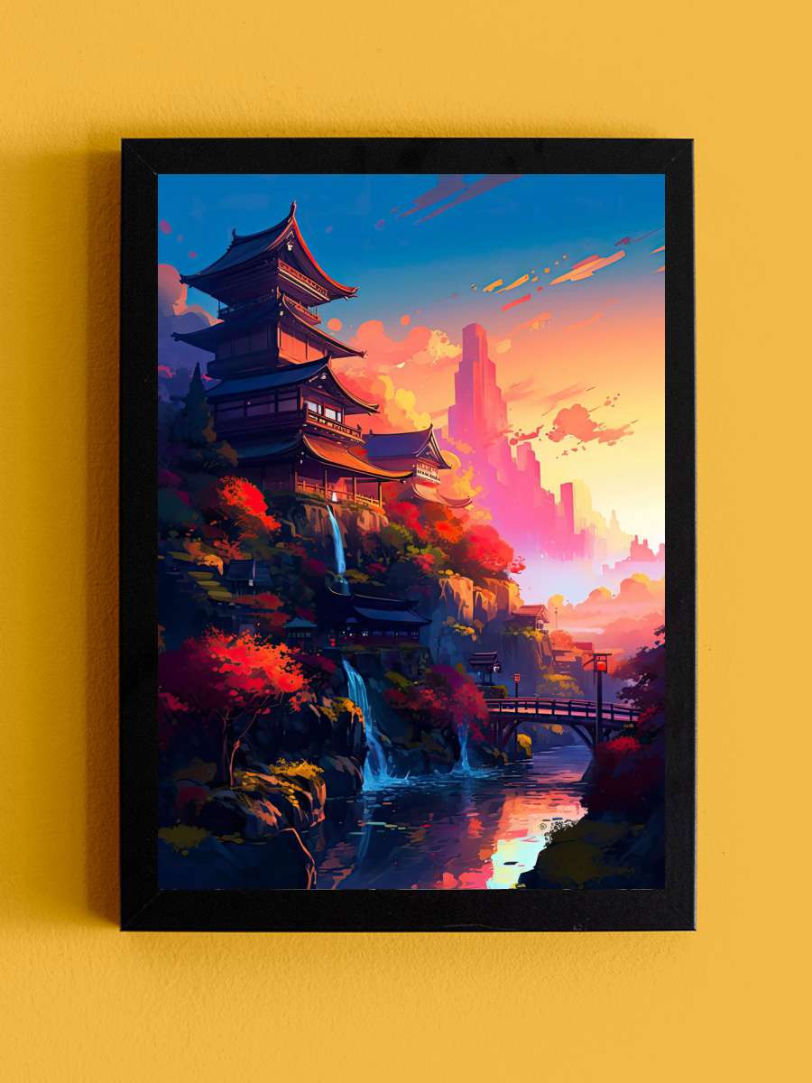 Breathtaking Japan 02 Anime Tablo Siyah Çerçeveli Yüksek Kalite Anime Duvar Poster Tablo - En İyi Fiyatlarla