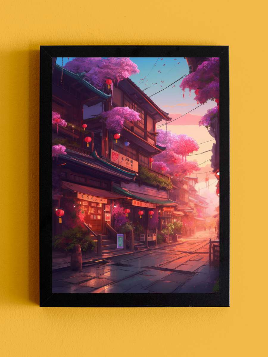 Breathtaking Japan 08 Anime Tablo Siyah Çerçeveli Yüksek Kalite Anime Duvar Poster Tablo - En İyi Fiyatlarla