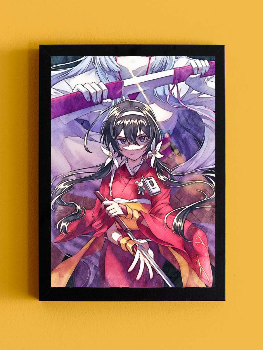 Bungo Stray Dogs Anime Tablo Siyah Çerçeveli Yüksek Kalite Anime Duvar Poster Tablo - En İyi Fiyatlarla