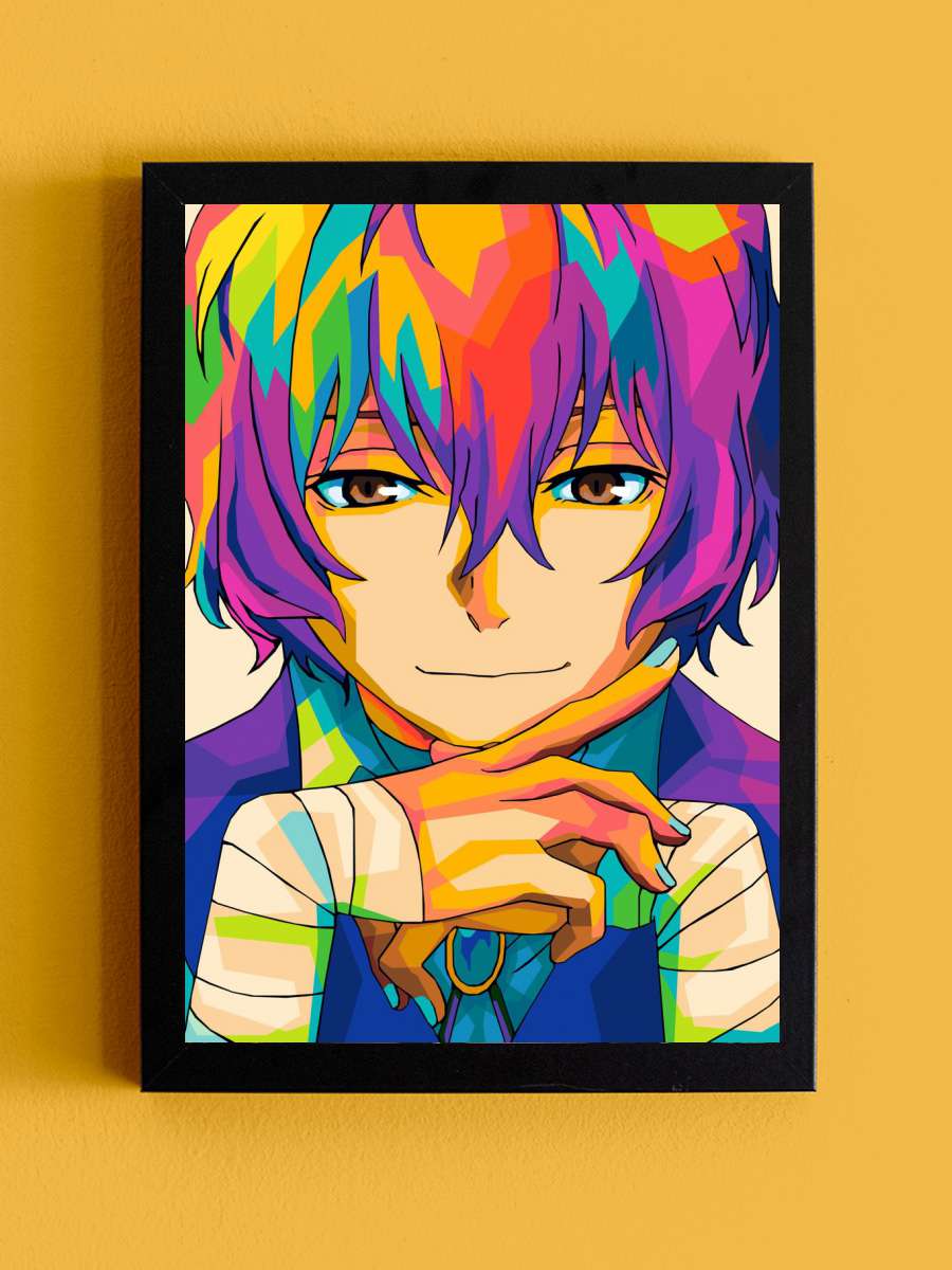 Bungo Stray Dogs Anime Tablo Siyah Çerçeveli Yüksek Kalite Anime Duvar Poster Tablo - En İyi Fiyatlarla