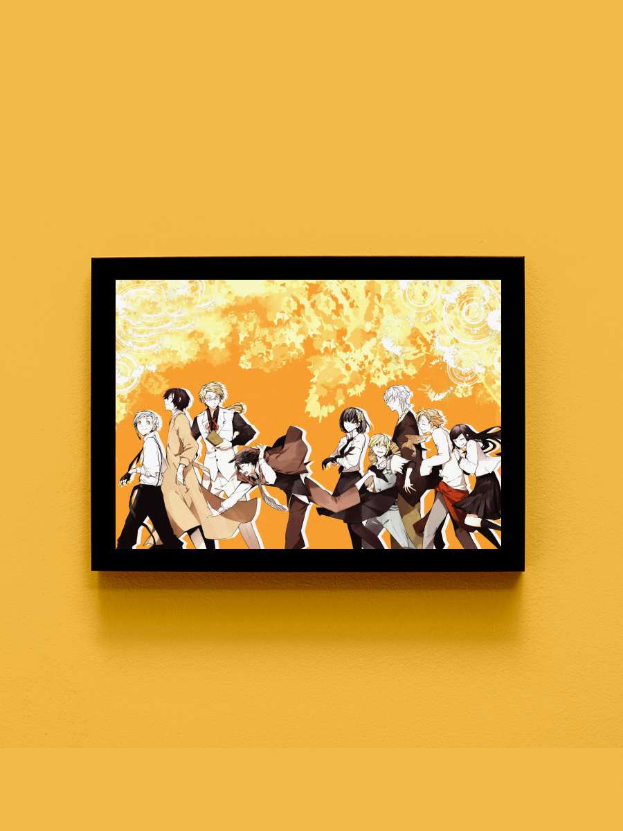 Bungou Stray Dogs Akiko Yo Anime Tablo Siyah Çerçeveli Yüksek Kalite Anime Duvar Poster Tablo - En İyi Fiyatlarla