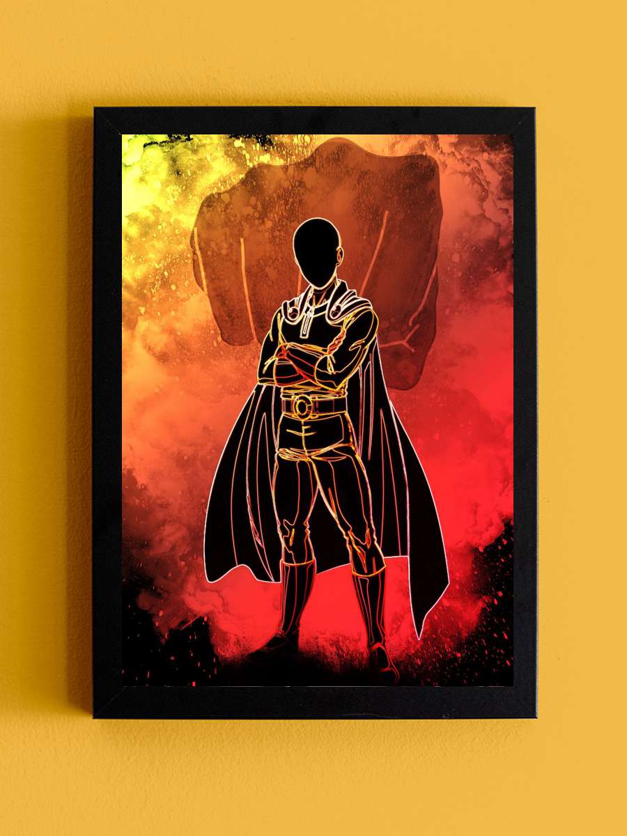 Caped Baldy s Soul Anime Tablo Siyah Çerçeveli Yüksek Kalite Anime Duvar Poster Tablo - En İyi Fiyatlarla