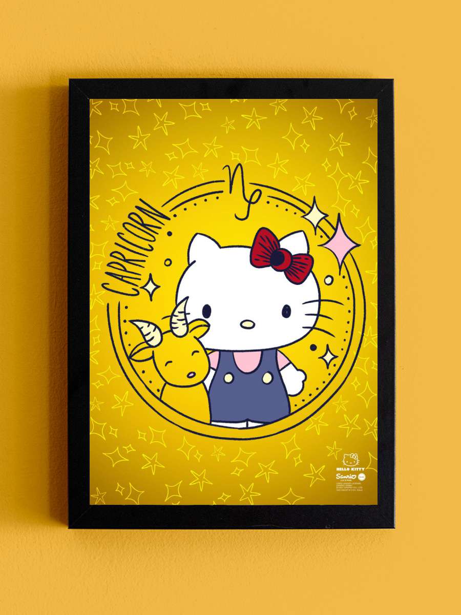 Capricorn Anime Tablo Siyah Çerçeveli Yüksek Kalite Anime Duvar Poster Tablo - En İyi Fiyatlarla