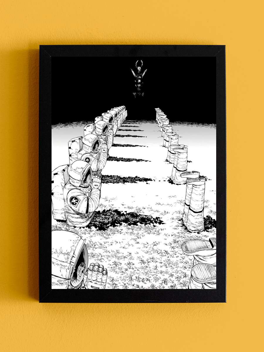 Chainsaw Man Darkness Dev Anime Tablo Siyah Çerçeveli Yüksek Kalite Anime Duvar Poster Tablo - En İyi Fiyatlarla