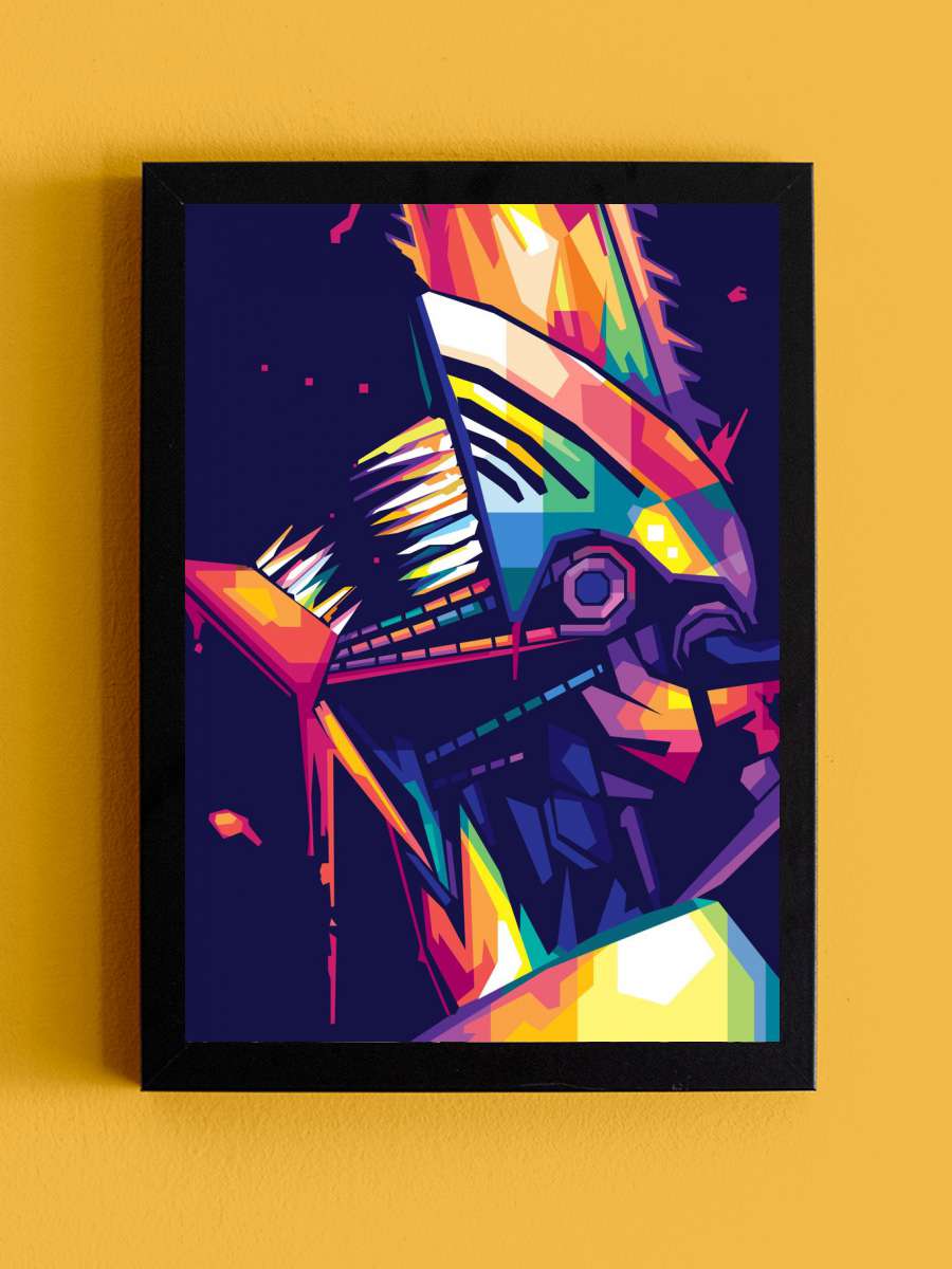 chainsaw man Anime Tablo Siyah Çerçeveli Yüksek Kalite Anime Duvar Poster Tablo - En İyi Fiyatlarla