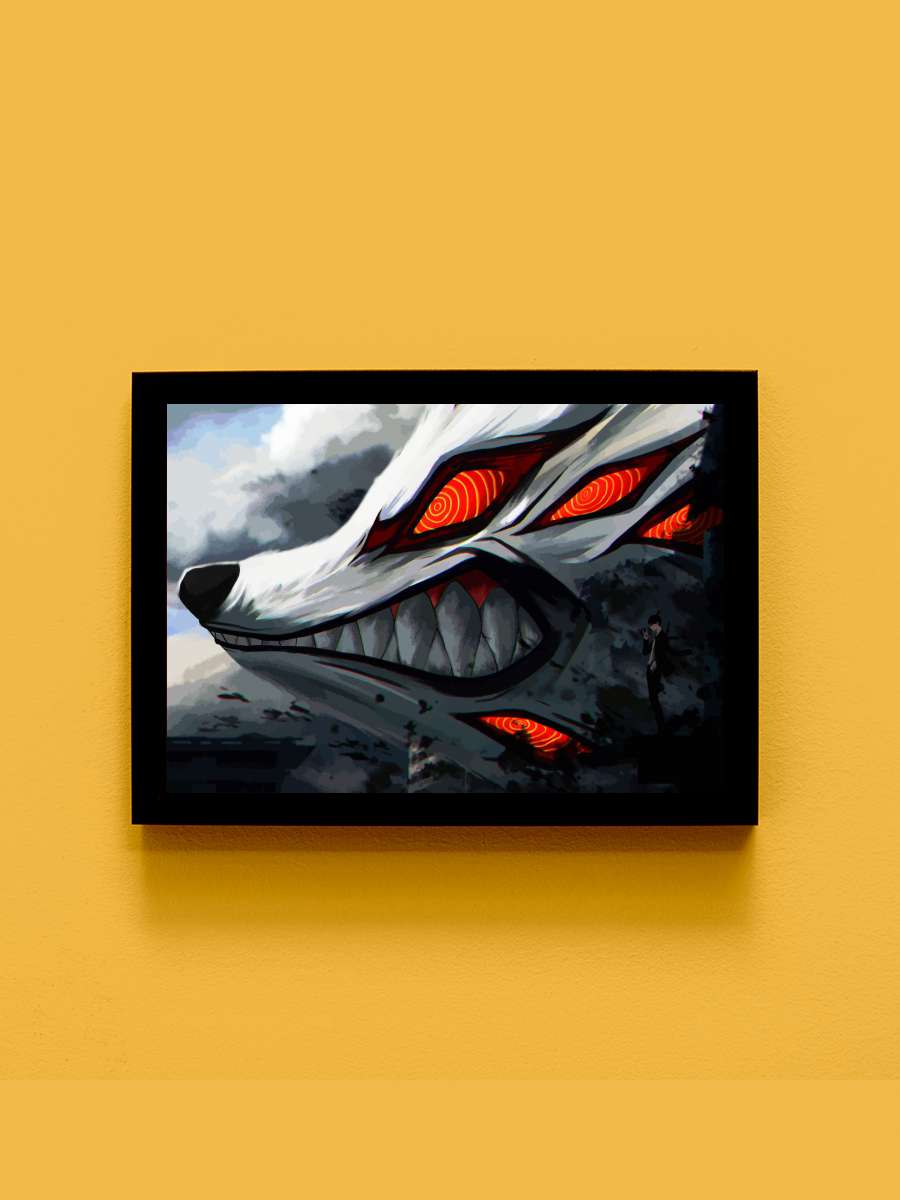 Chainsaw man Anime Tablo Siyah Çerçeveli Yüksek Kalite Anime Duvar Poster Tablo - En İyi Fiyatlarla