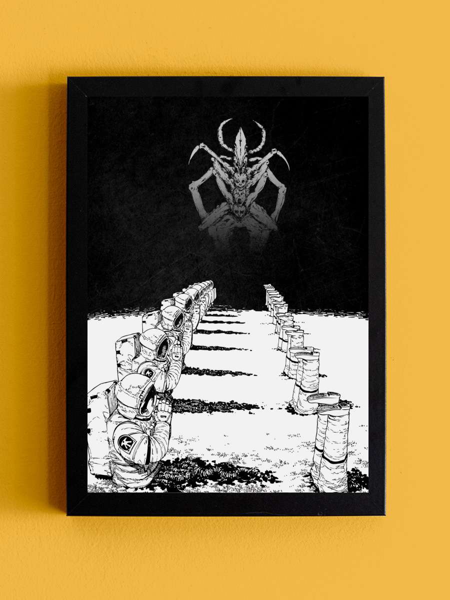 Chainsaw Man Anime Tablo Siyah Çerçeveli Yüksek Kalite Anime Duvar Poster Tablo - En İyi Fiyatlarla