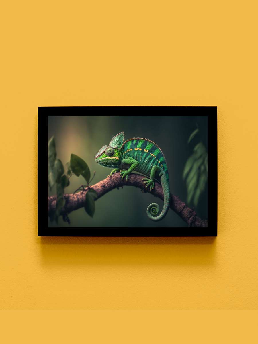 chameleon Anime Tablo Siyah Çerçeveli Yüksek Kalite Anime Duvar Poster Tablo - En İyi Fiyatlarla