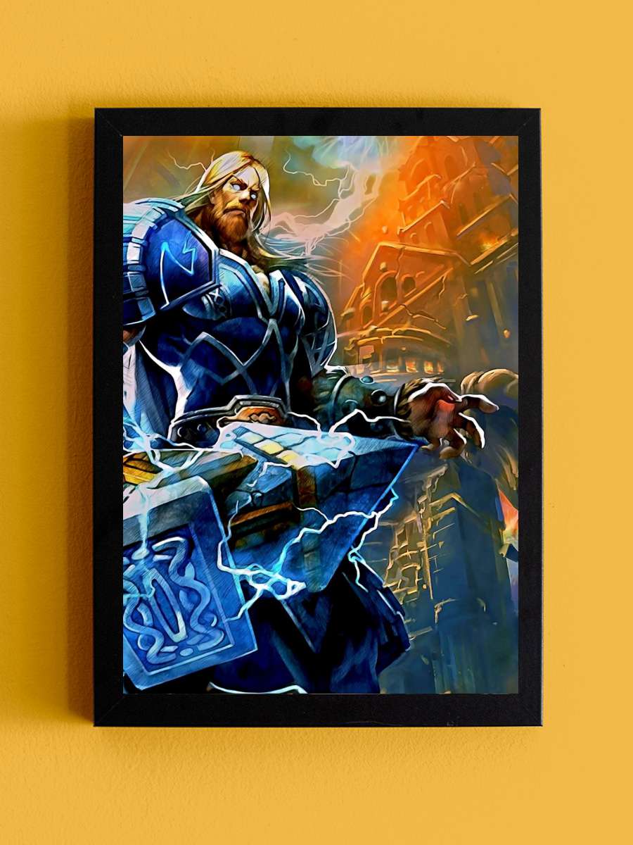 Character Smite Anime Tablo Siyah Çerçeveli Yüksek Kalite Anime Duvar Poster Tablo - En İyi Fiyatlarla