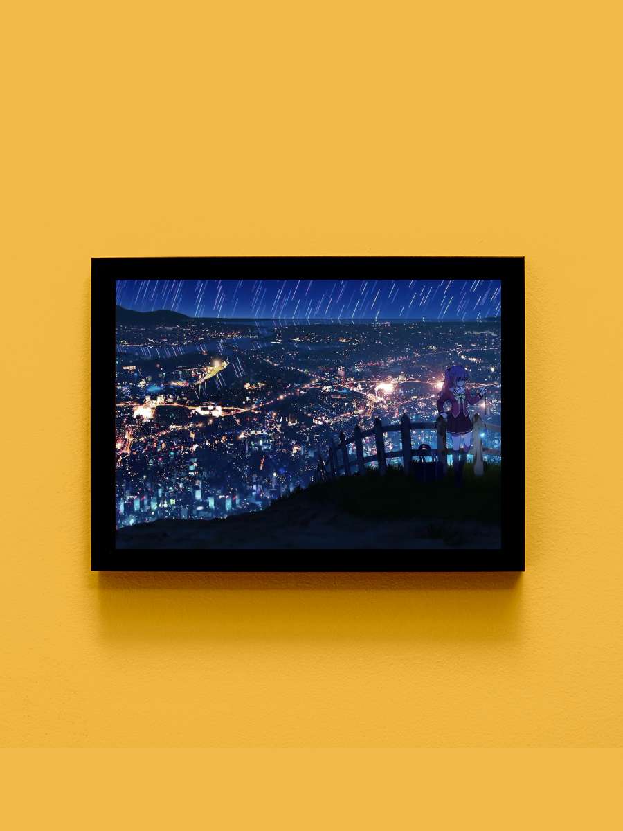 charlotte Anime Tablo Siyah Çerçeveli Yüksek Kalite Anime Duvar Poster Tablo - En İyi Fiyatlarla