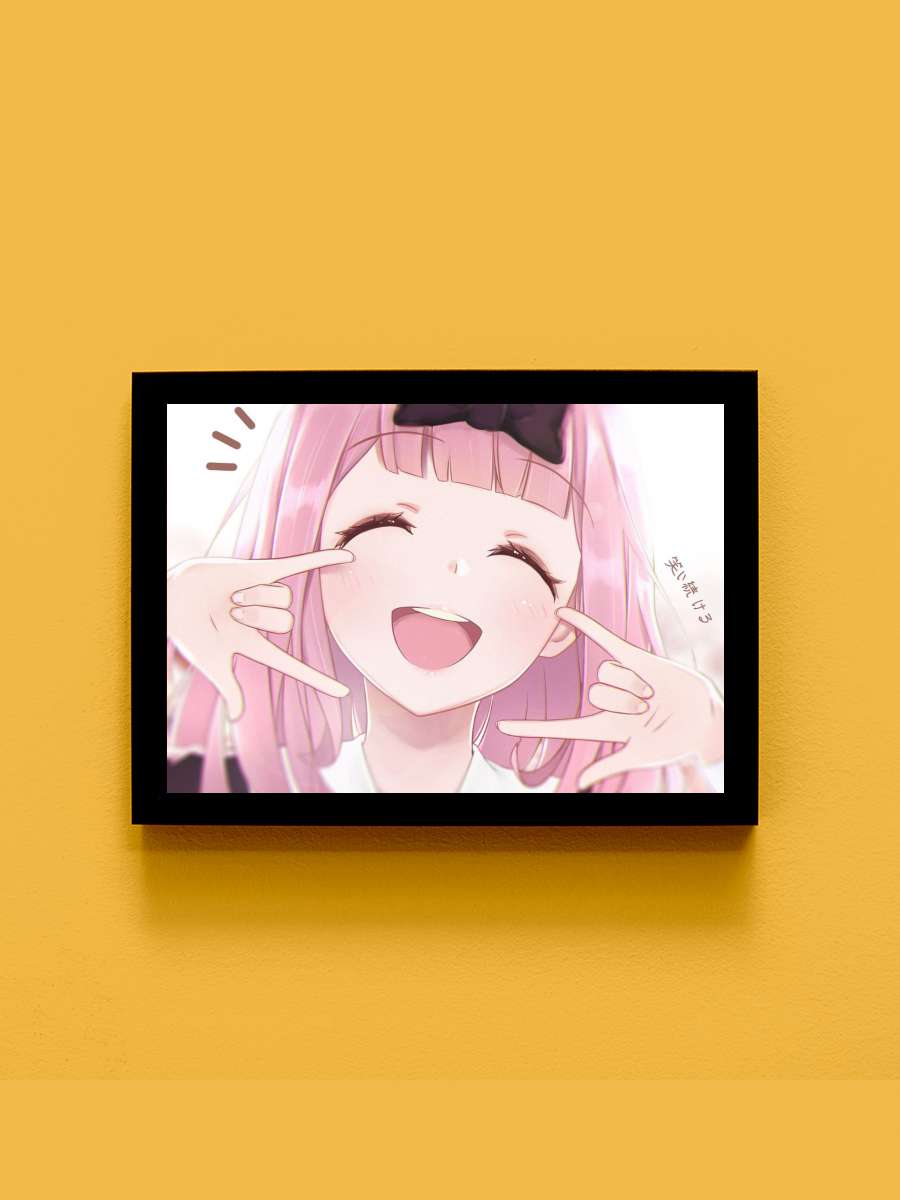 Chika Fujiwara Anime Tablo Siyah Çerçeveli Yüksek Kalite Anime Duvar Poster Tablo - En İyi Fiyatlarla