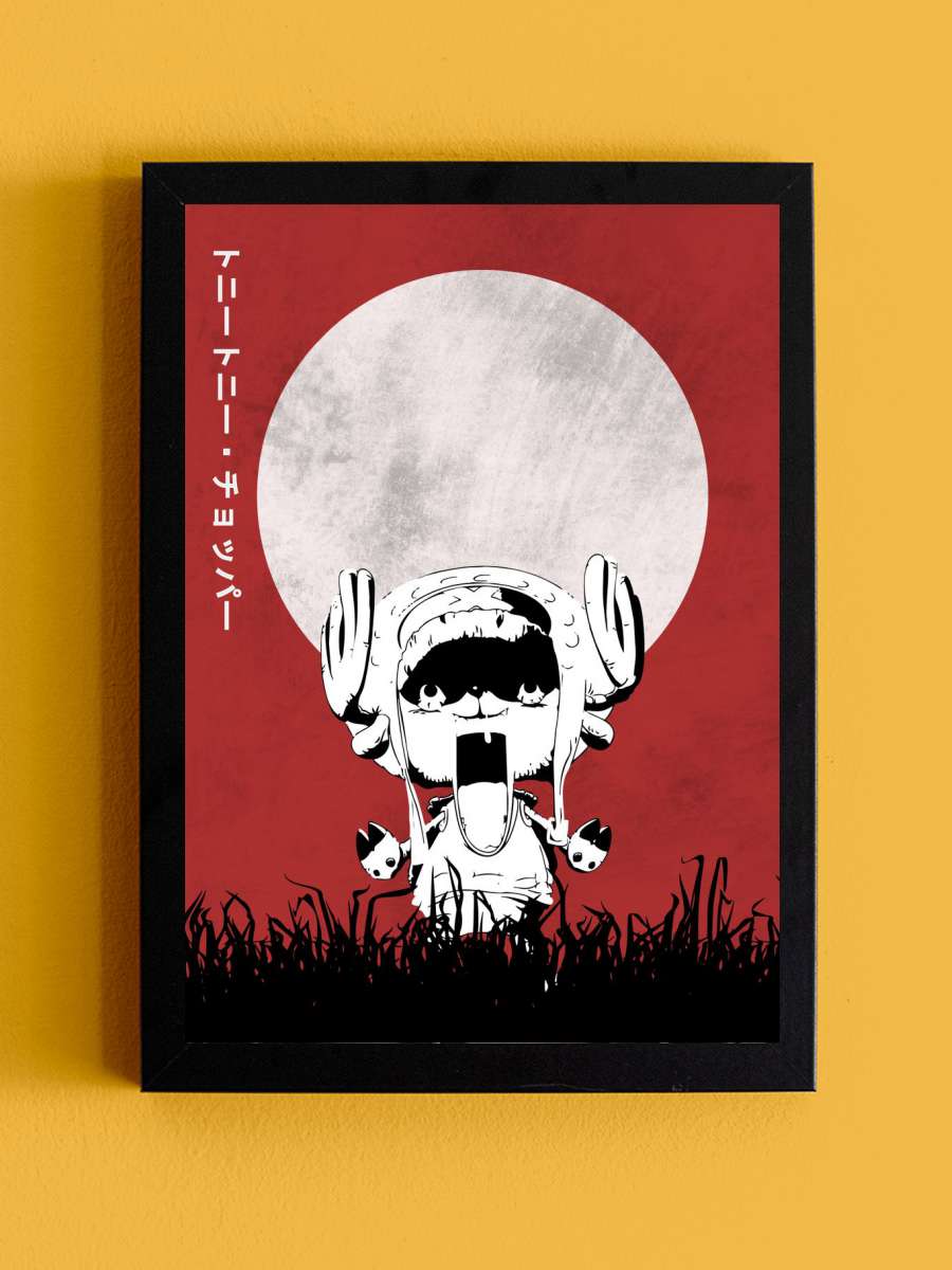 Chopper Anime Tablo Siyah Çerçeveli Yüksek Kalite Anime Duvar Poster Tablo - En İyi Fiyatlarla