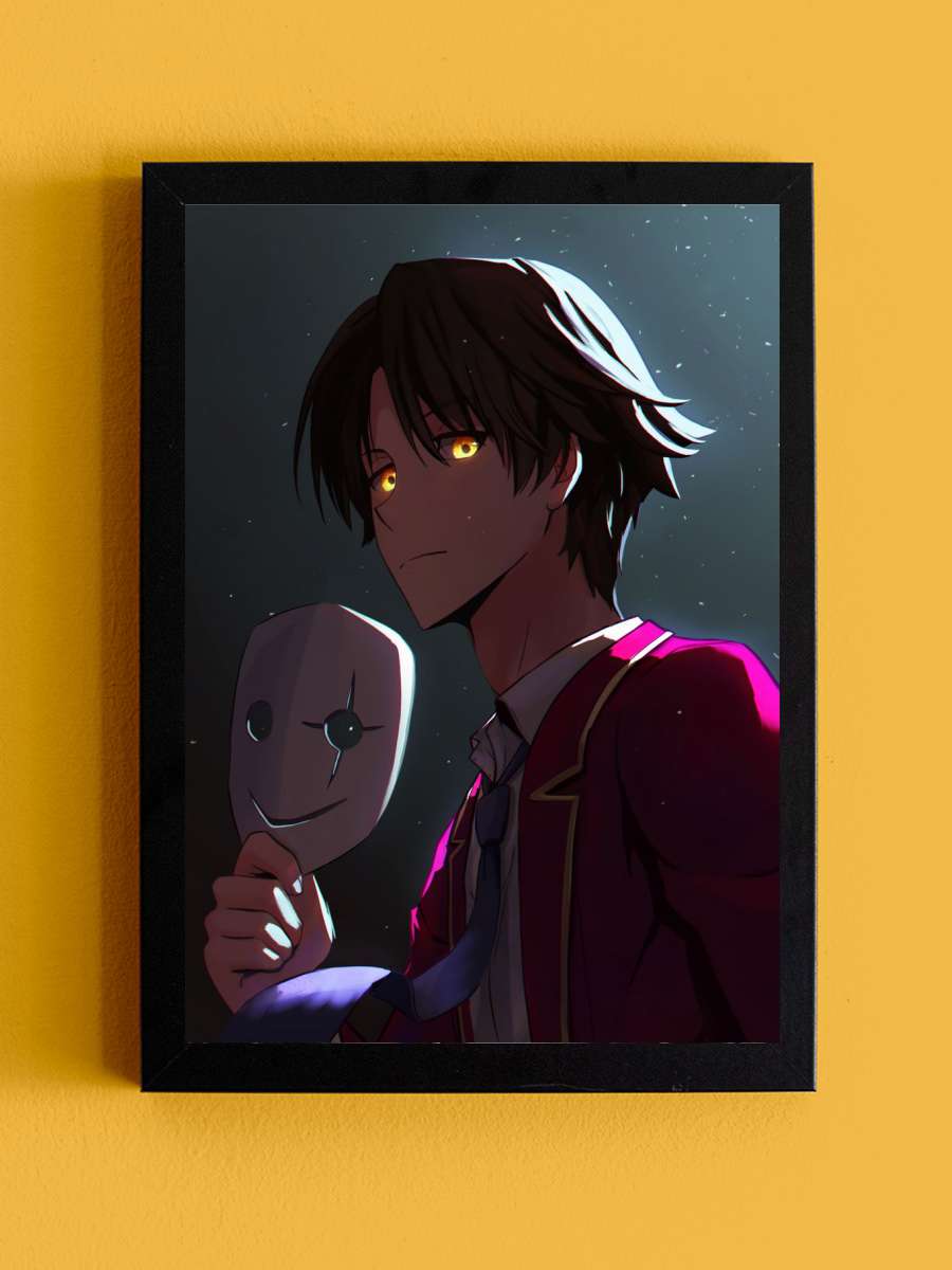 classroom of the elite Anime Tablo Siyah Çerçeveli Yüksek Kalite Anime Duvar Poster Tablo - En İyi Fiyatlarla