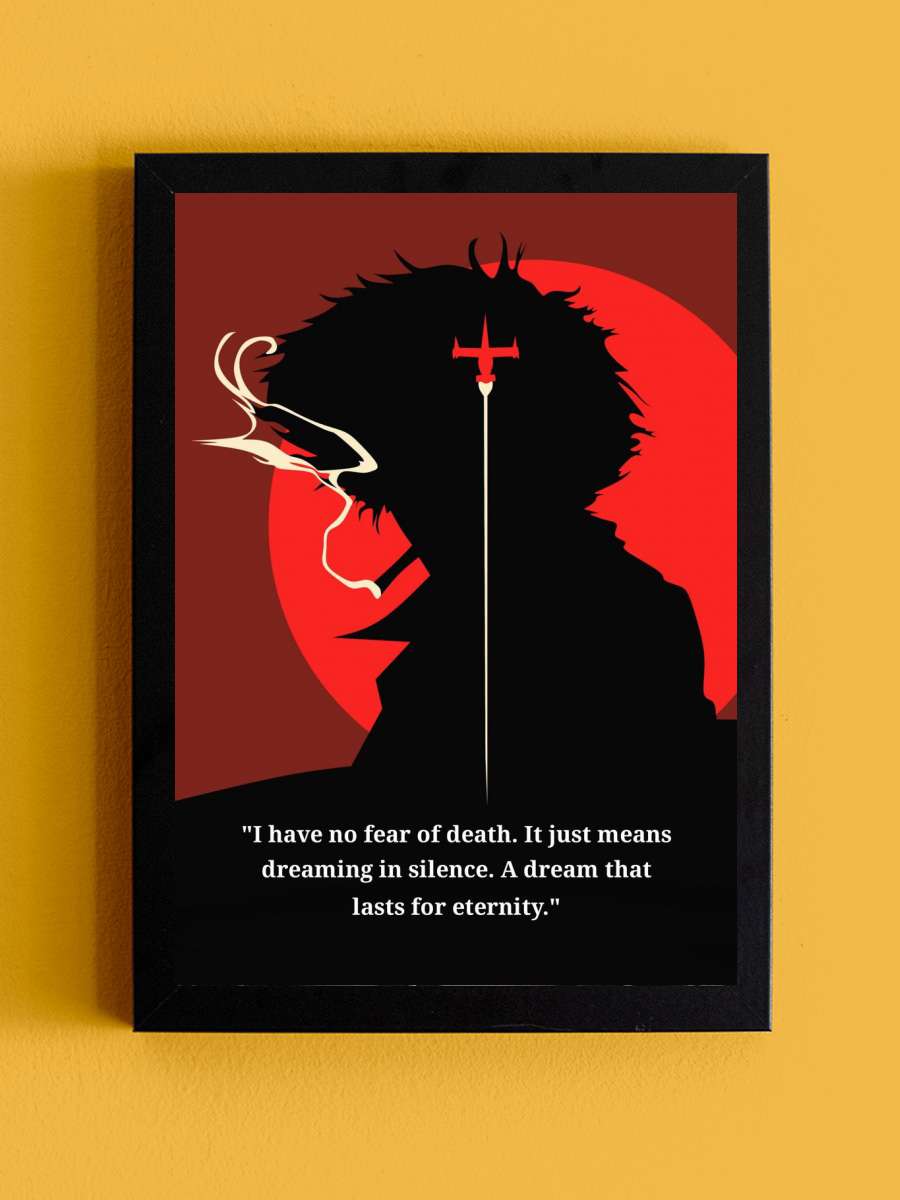 cowboy bebob quotes Anime Tablo Siyah Çerçeveli Yüksek Kalite Anime Duvar Poster Tablo - En İyi Fiyatlarla