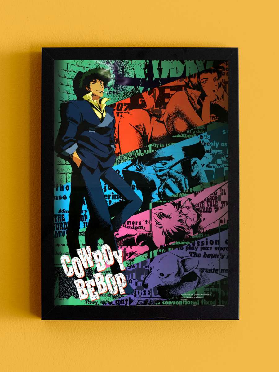 Cowboy Bebop Anime Tablo Siyah Çerçeveli Yüksek Kalite Anime Duvar Poster Tablo - En İyi Fiyatlarla