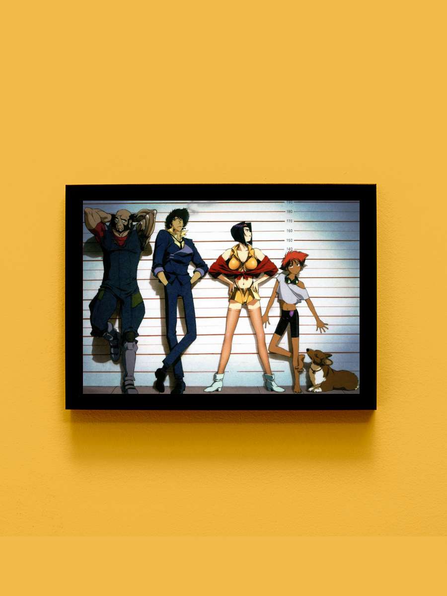 Cowboy Bebop Anime Tablo Siyah Çerçeveli Yüksek Kalite Anime Duvar Poster Tablo - En İyi Fiyatlarla