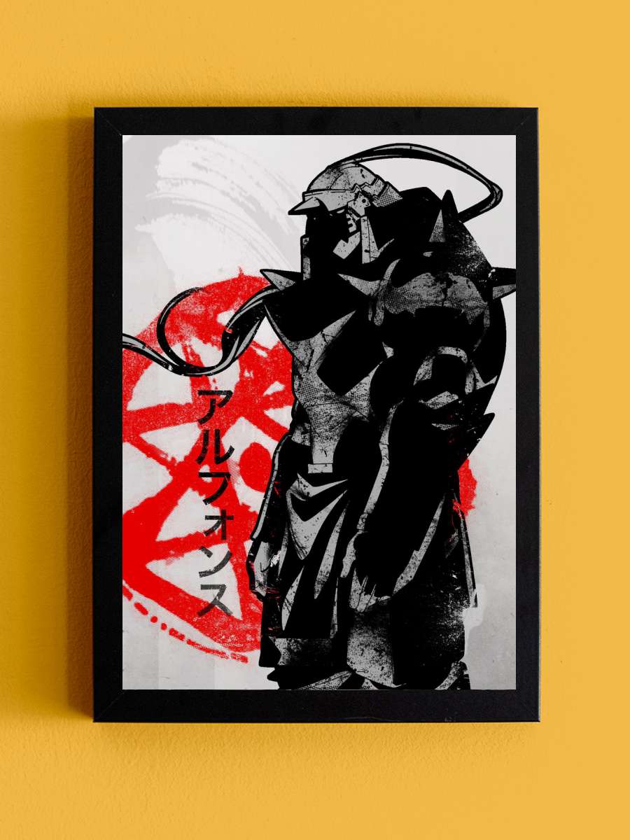 Crimson Alphonse Anime Tablo Siyah Çerçeveli Yüksek Kalite Anime Duvar Poster Tablo - En İyi Fiyatlarla