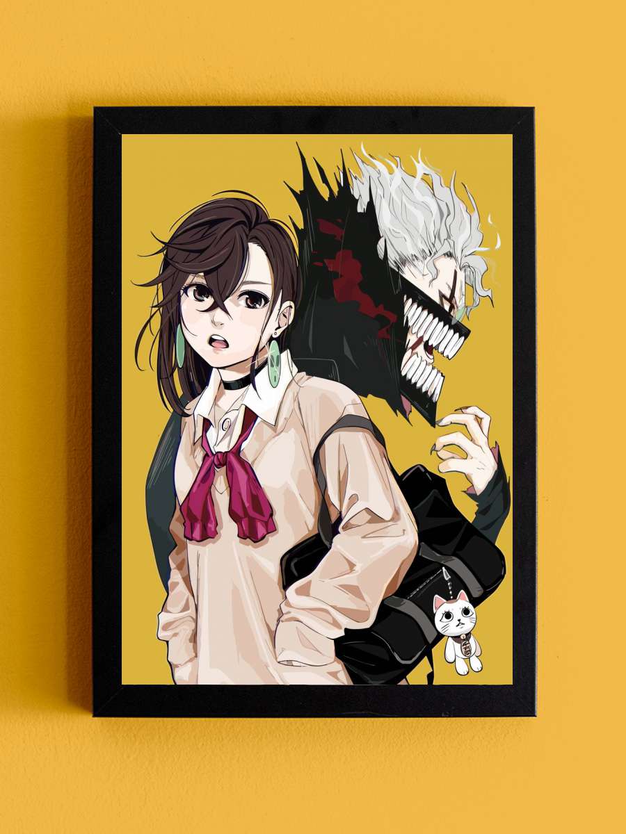 Dandadan Anime Anime Tablo Siyah Çerçeveli Yüksek Kalite Anime Duvar Poster Tablo - En İyi Fiyatlarla