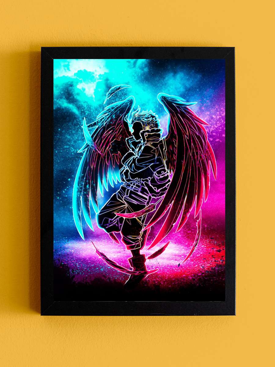 Dark soul of anime Anime Tablo Siyah Çerçeveli Yüksek Kalite Anime Duvar Poster Tablo - En İyi Fiyatlarla