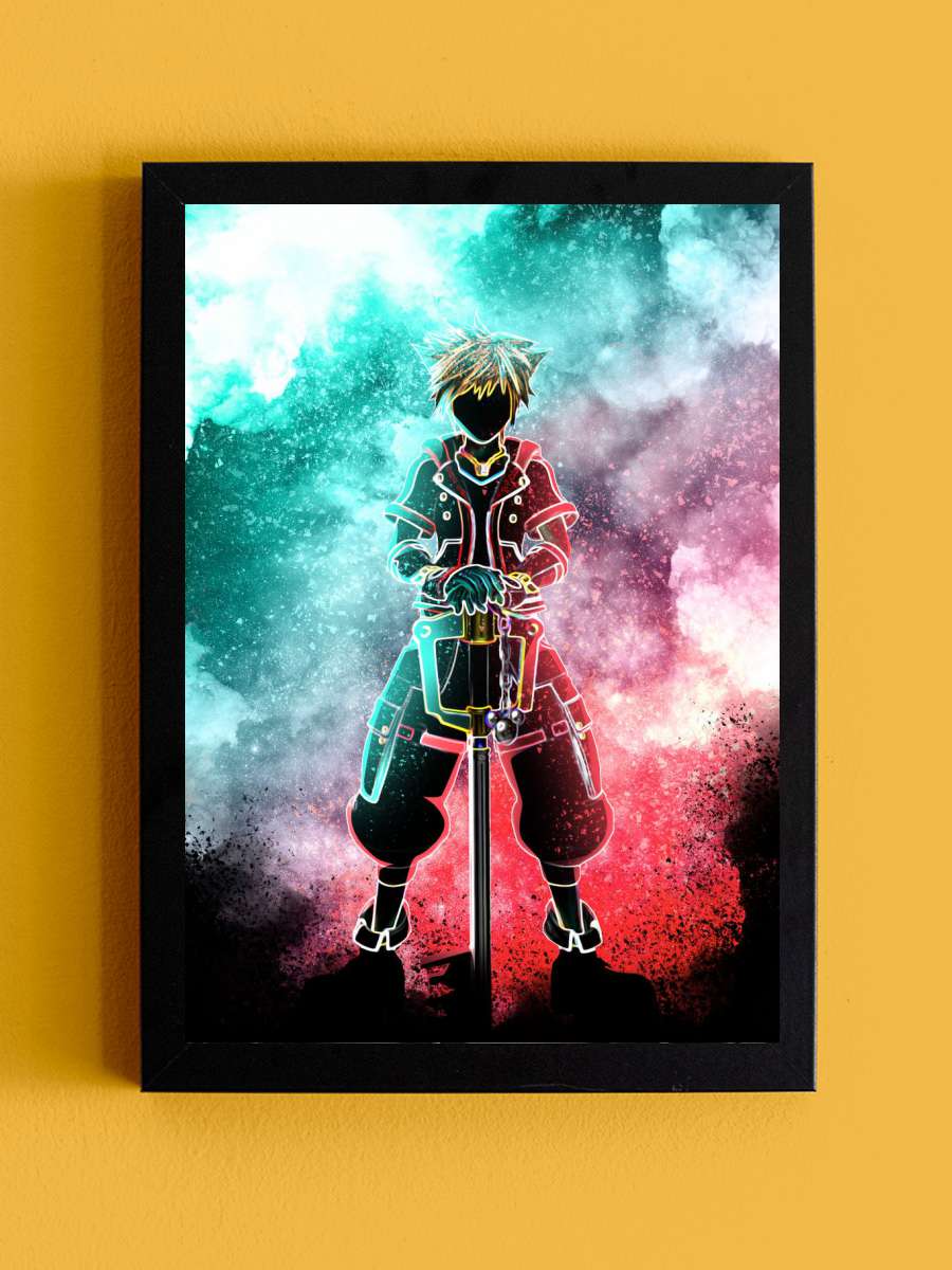 Dark soul of gaming Anime Tablo Siyah Çerçeveli Yüksek Kalite Anime Duvar Poster Tablo - En İyi Fiyatlarla