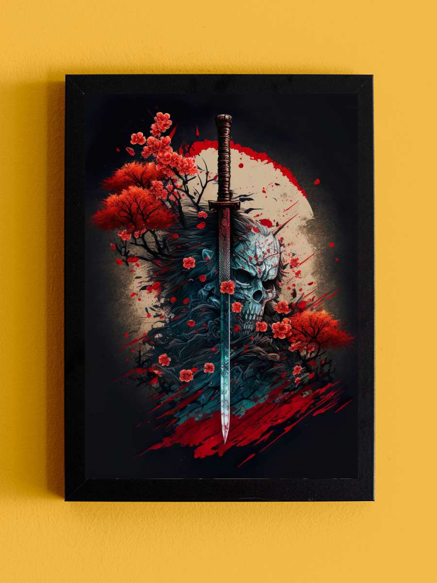 Deadly Blade Anime Tablo Siyah Çerçeveli Yüksek Kalite Anime Duvar Poster Tablo - En İyi Fiyatlarla