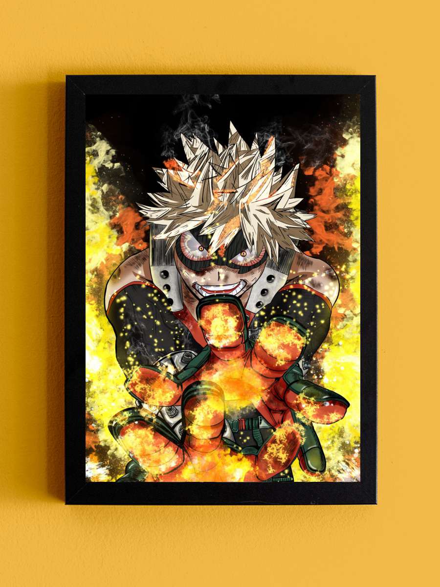 Deadly Perspiration Anime Tablo Siyah Çerçeveli Yüksek Kalite Anime Duvar Poster Tablo - En İyi Fiyatlarla