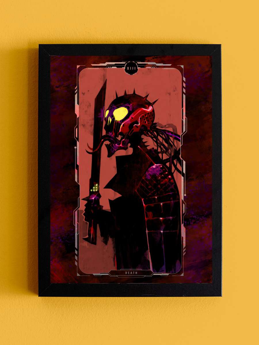 Death Anime Tablo Siyah Çerçeveli Yüksek Kalite Anime Duvar Poster Tablo - En İyi Fiyatlarla