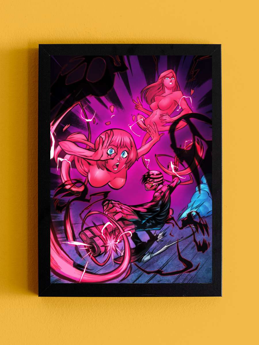 Death the Kid Anime Tablo Siyah Çerçeveli Yüksek Kalite Anime Duvar Poster Tablo - En İyi Fiyatlarla