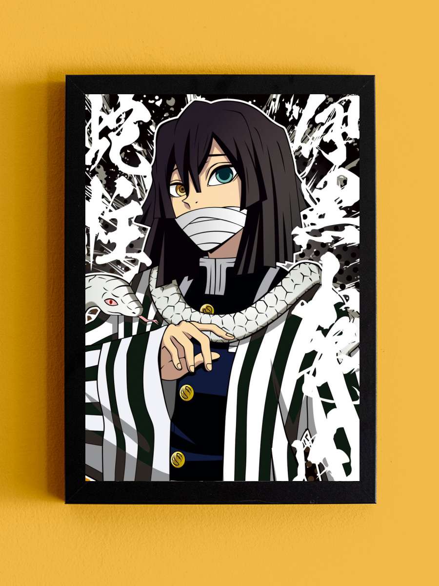 Demon Slayer Anime Tablo Siyah Çerçeveli Yüksek Kalite Anime Duvar Poster Tablo - En İyi Fiyatlarla