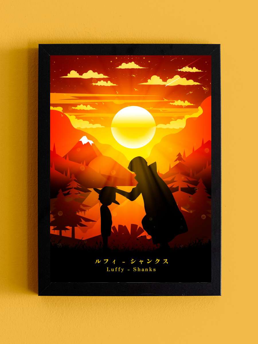 demon slayer Anime Tablo Siyah Çerçeveli Yüksek Kalite Anime Duvar Poster Tablo - En İyi Fiyatlarla