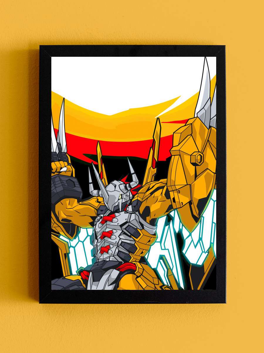 Digimon Adventure Anime Tablo Siyah Çerçeveli Yüksek Kalite Anime Duvar Poster Tablo - En İyi Fiyatlarla