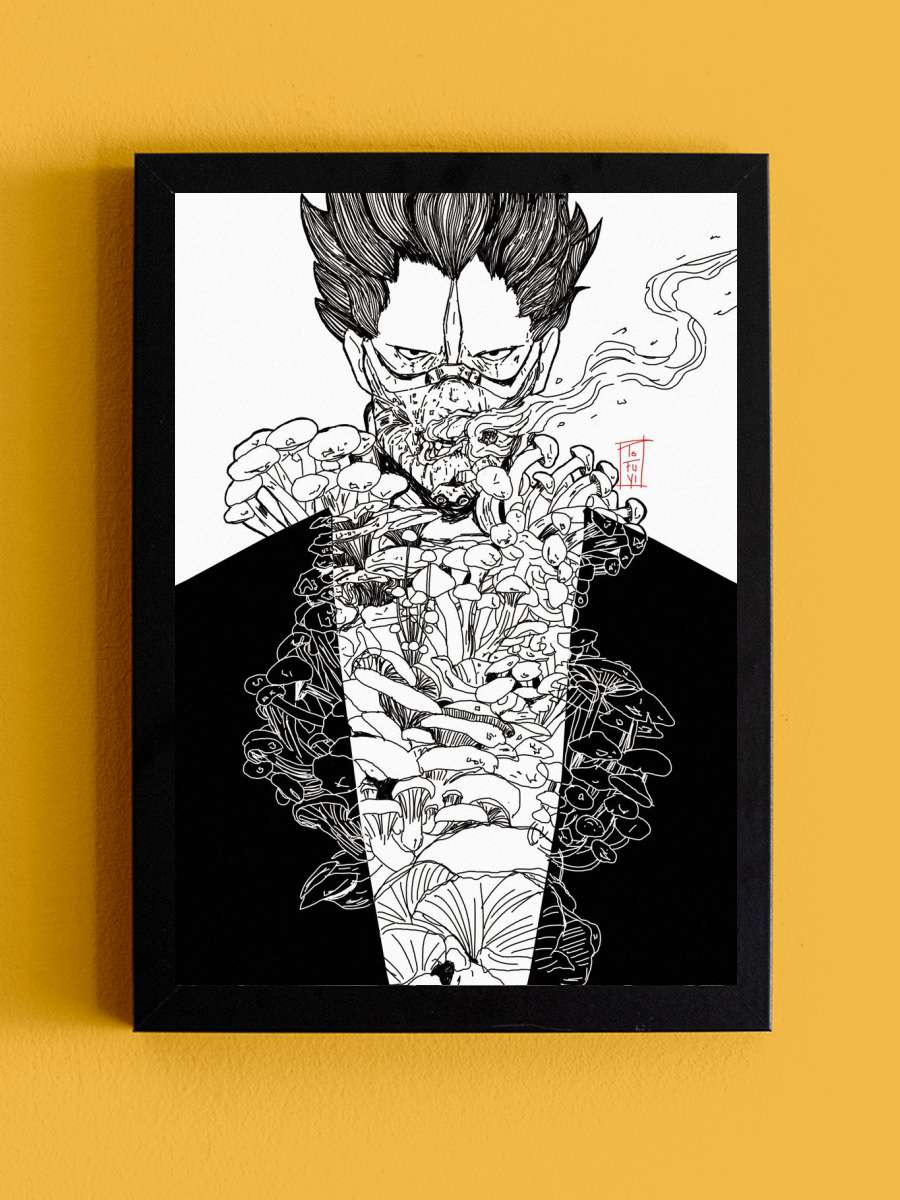 Dorohedoro Anime Tablo Siyah Çerçeveli Yüksek Kalite Anime Duvar Poster Tablo - En İyi Fiyatlarla