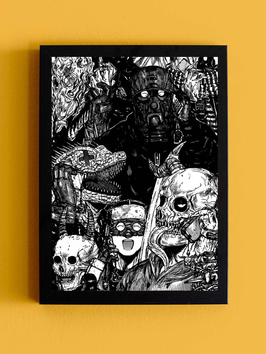 Dorohedoro Anime Tablo Siyah Çerçeveli Yüksek Kalite Anime Duvar Poster Tablo - En İyi Fiyatlarla