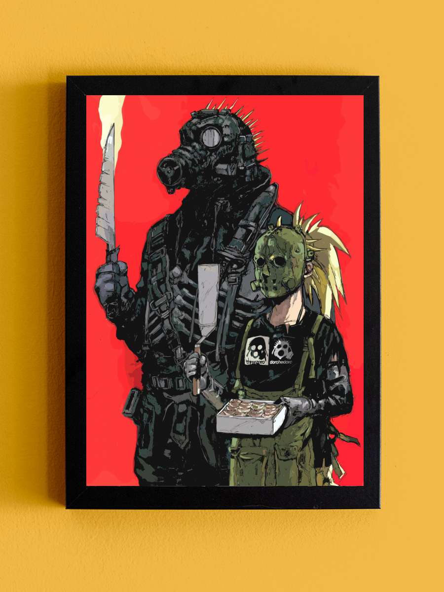 Dorohedoro Anime Tablo Siyah Çerçeveli Yüksek Kalite Anime Duvar Poster Tablo - En İyi Fiyatlarla