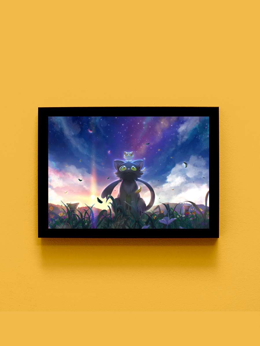 Dream World Anime Tablo Siyah Çerçeveli Yüksek Kalite Anime Duvar Poster Tablo - En İyi Fiyatlarla