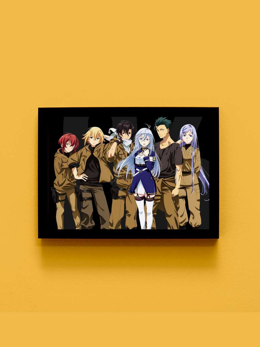 eighty six Anime Tablo Siyah Çerçeveli Yüksek Kalite Anime Duvar Poster Tablo - En İyi Fiyatlarla