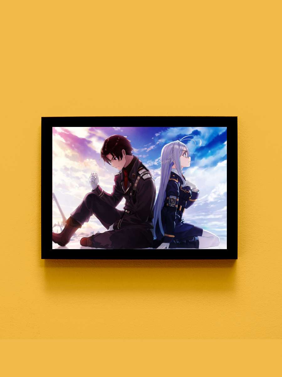 eighty six Anime Tablo Siyah Çerçeveli Yüksek Kalite Anime Duvar Poster Tablo - En İyi Fiyatlarla