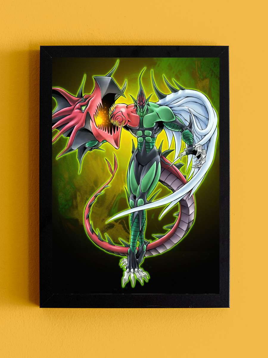 Elemental Flame Wingman Anime Tablo Siyah Çerçeveli Yüksek Kalite Anime Duvar Poster Tablo - En İyi Fiyatlarla