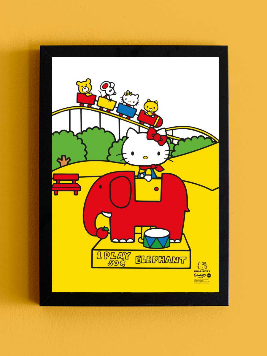 Elephant Anime Tablo Siyah Çerçeveli Yüksek Kalite Anime Duvar Poster Tablo - En İyi Fiyatlarla