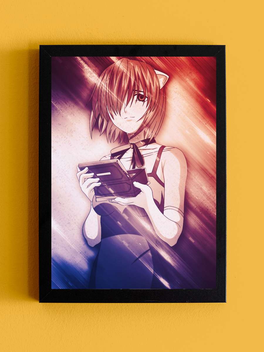 Elfen Lied Poster Anime Tablo Siyah Çerçeveli Yüksek Kalite Anime Duvar Poster Tablo - En İyi Fiyatlarla