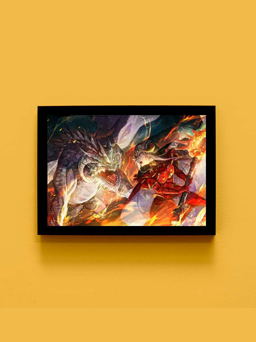 End of the Line Anime Tablo Siyah Çerçeveli Yüksek Kalite Anime Duvar Poster Tablo - En İyi Fiyatlarla